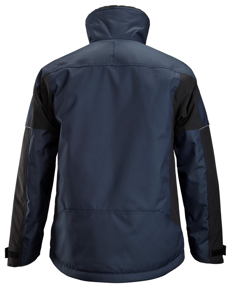 Snickers 1148 AW. Winter Jacket-Donker Blauw, Staal Grijs
